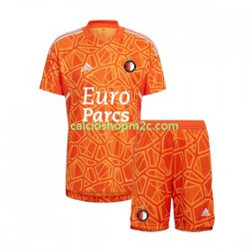 Feyenoord Rotterdam Portiere Bambino Maglia Trasferta 2022/2023 Manica Corta (+ Pantaloncini)